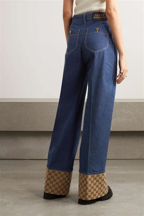 pantaloni bianchi gucci|Gucci jeans for women.